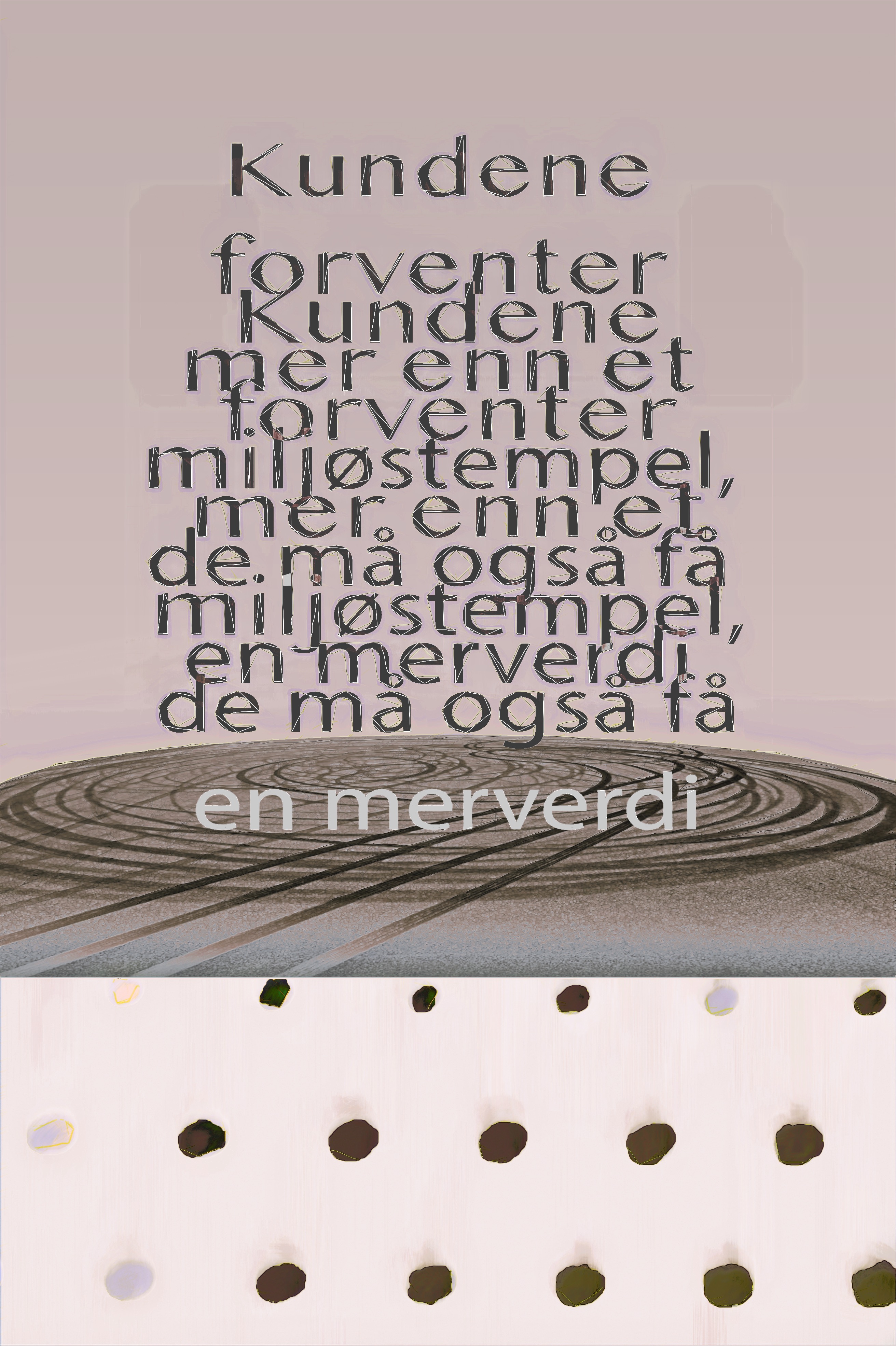  Kundene forventer mer enn et miljøstempel, de må også få en merverdi 