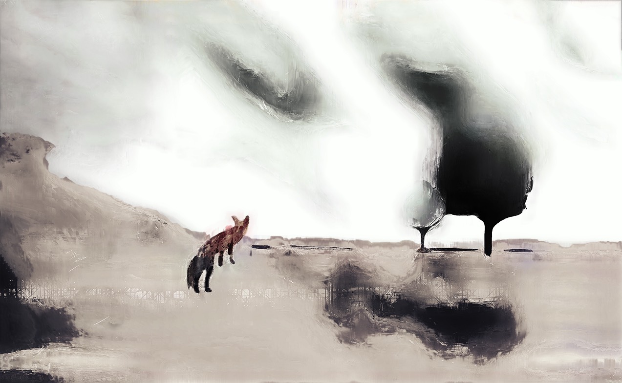  landscape with animal 